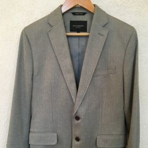 Banana Republic Grey 100% Cotton Sportcoat - 38R